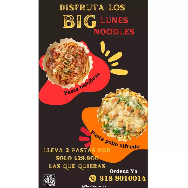 BIG LUNES NOODLES 2x1 PASTA 🍜