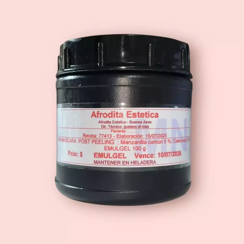 Máscara post-peeling