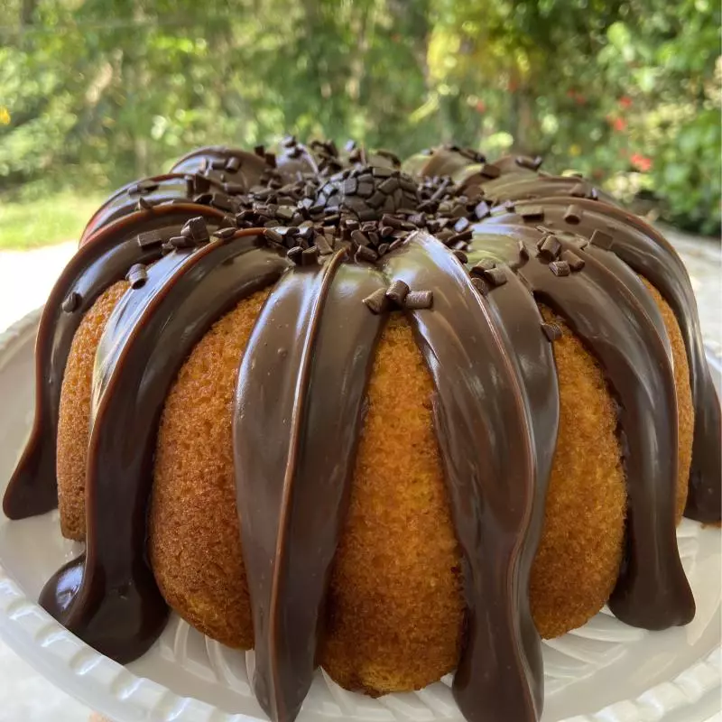 BOLO CENOURA VULCÃO.