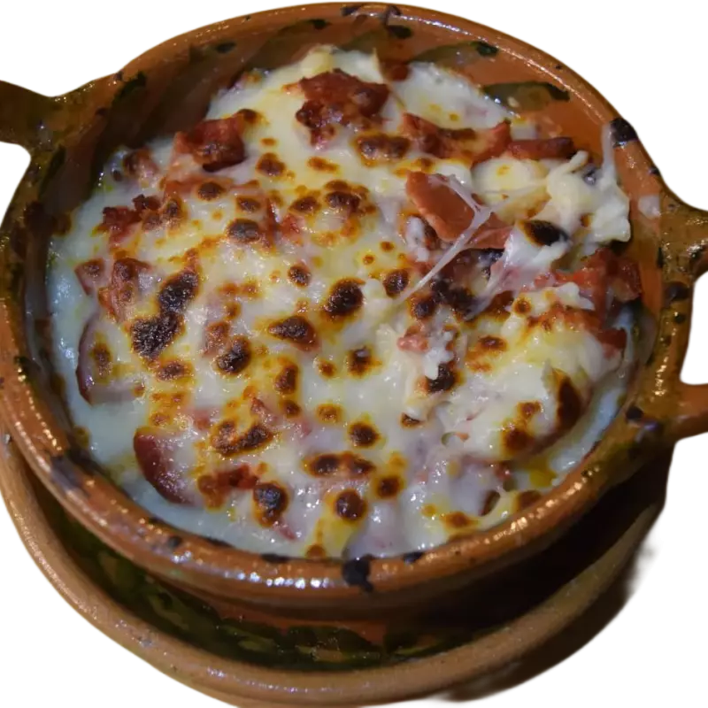 Papa arrachera