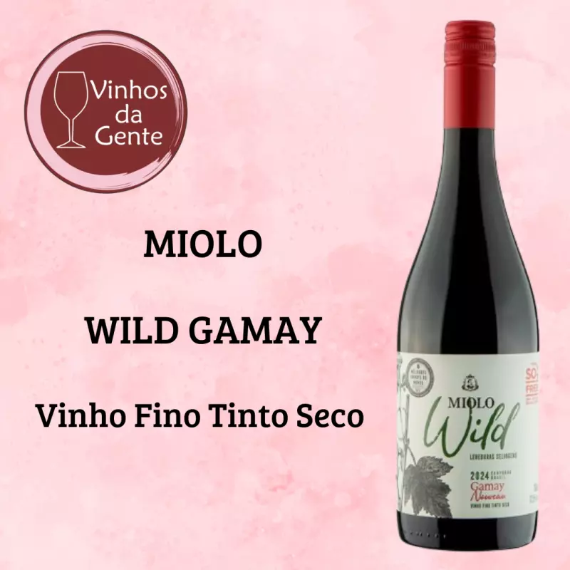MIOLO WILD GAMAY - Vinho F T Seco
