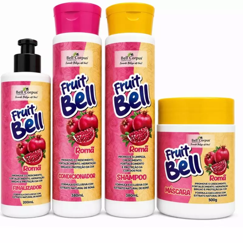 Kit Capilar FRUIT Bell Romã 4×1