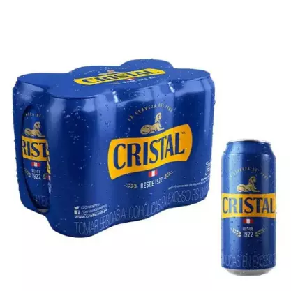 Cristal Pack 6 Unds - Lata 473ML