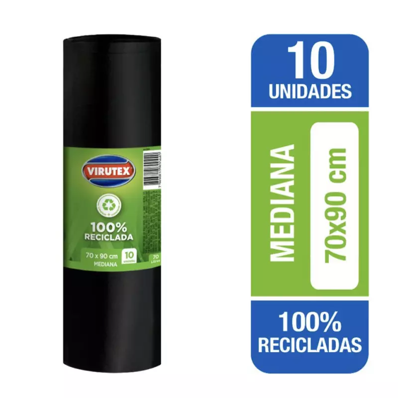 Bolsa basura virutex 70x90cm