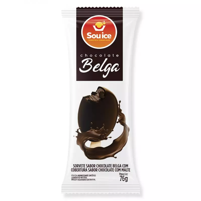 Picolé Alpha Chocolate Belga