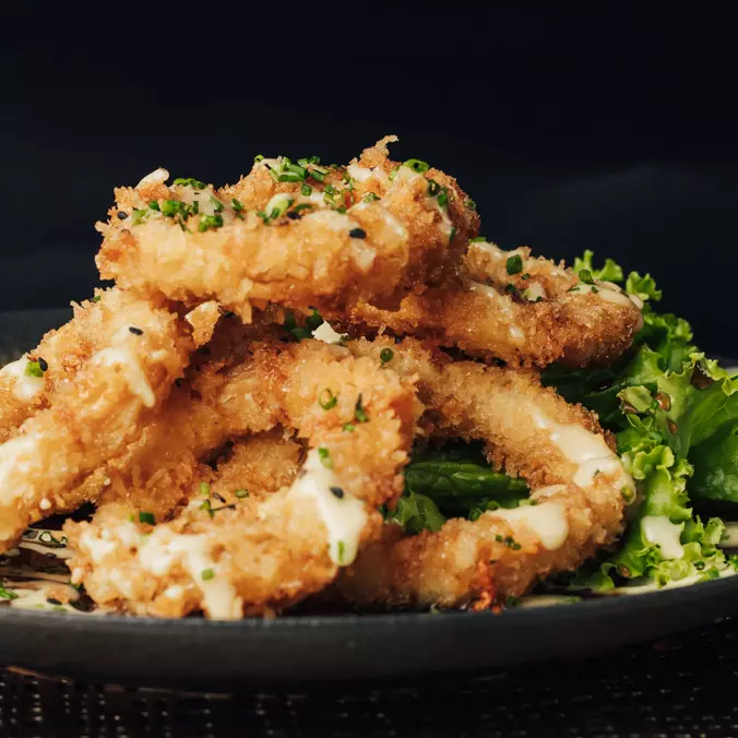 ANILLOS DE CALAMAR AL PANCO