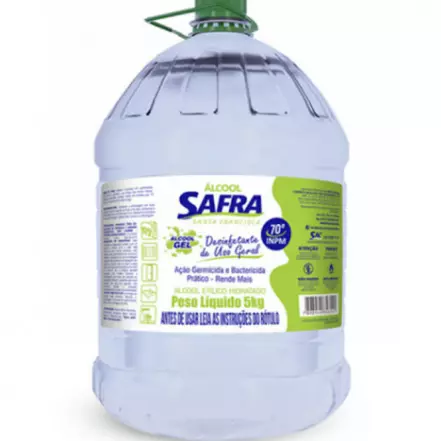Álcool Safra Gel 5L
