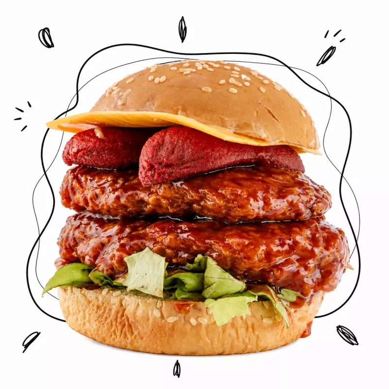 NUEVA Cruji Burger XL BBQ🍔