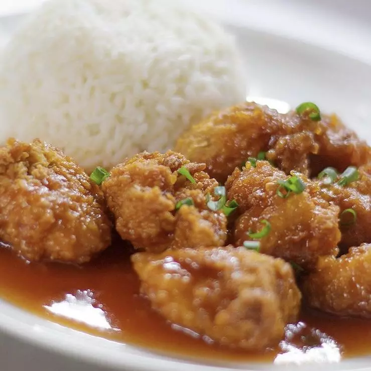 Bandeja de Pollo Agridulce