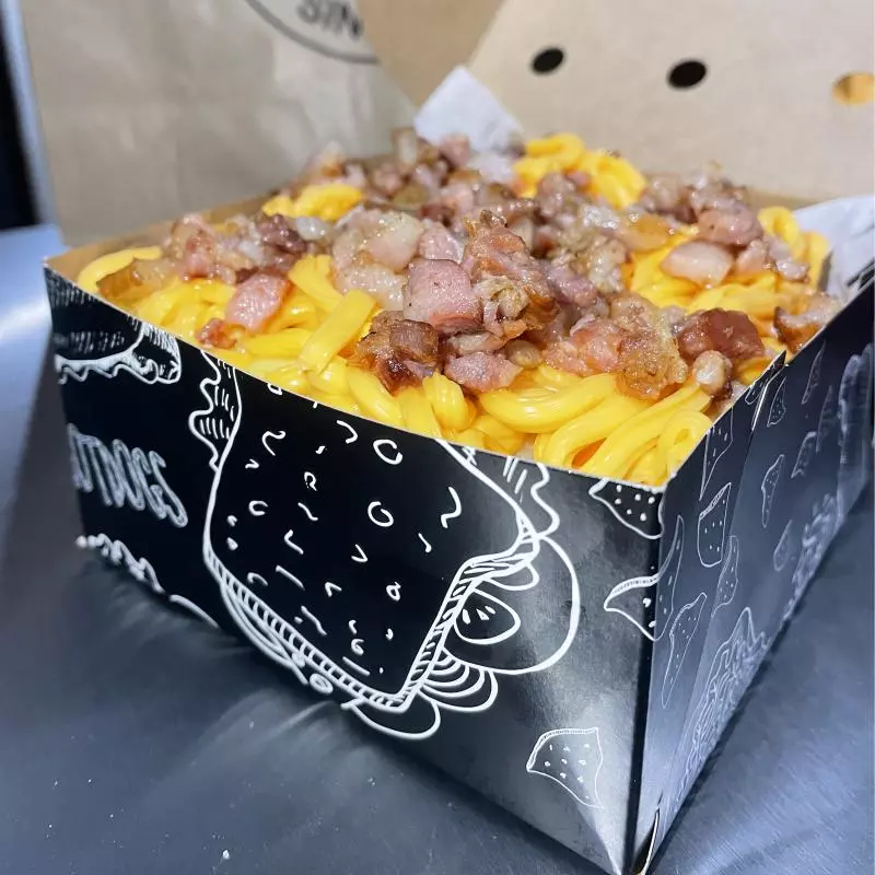 Porção de Batata Cheddar e Bacon