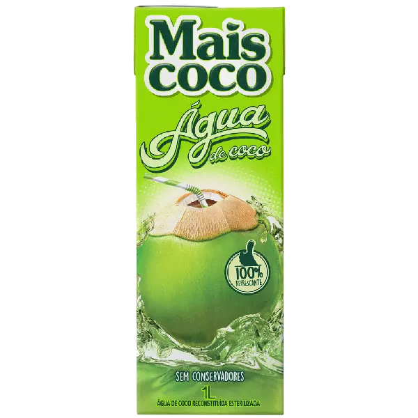 AGUA DE COCO 1lt coco quadrado