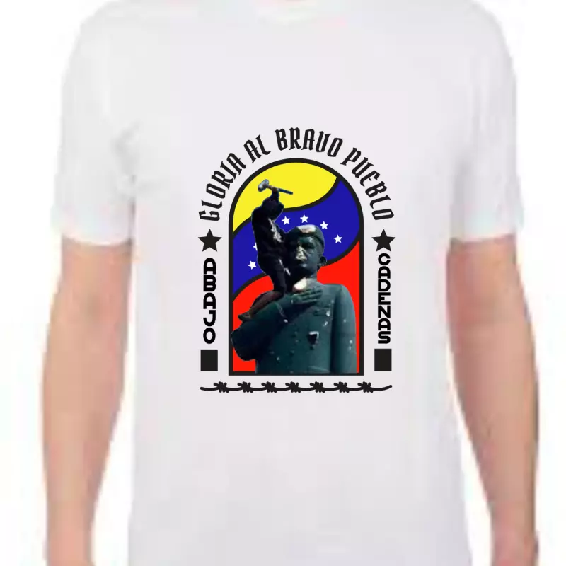 Franela Gloria al bravo Pueblo 005