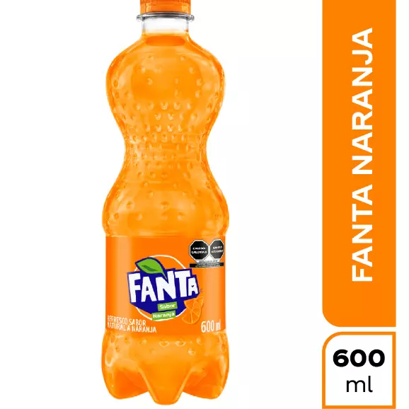 Fanta de Naranja 600 ml