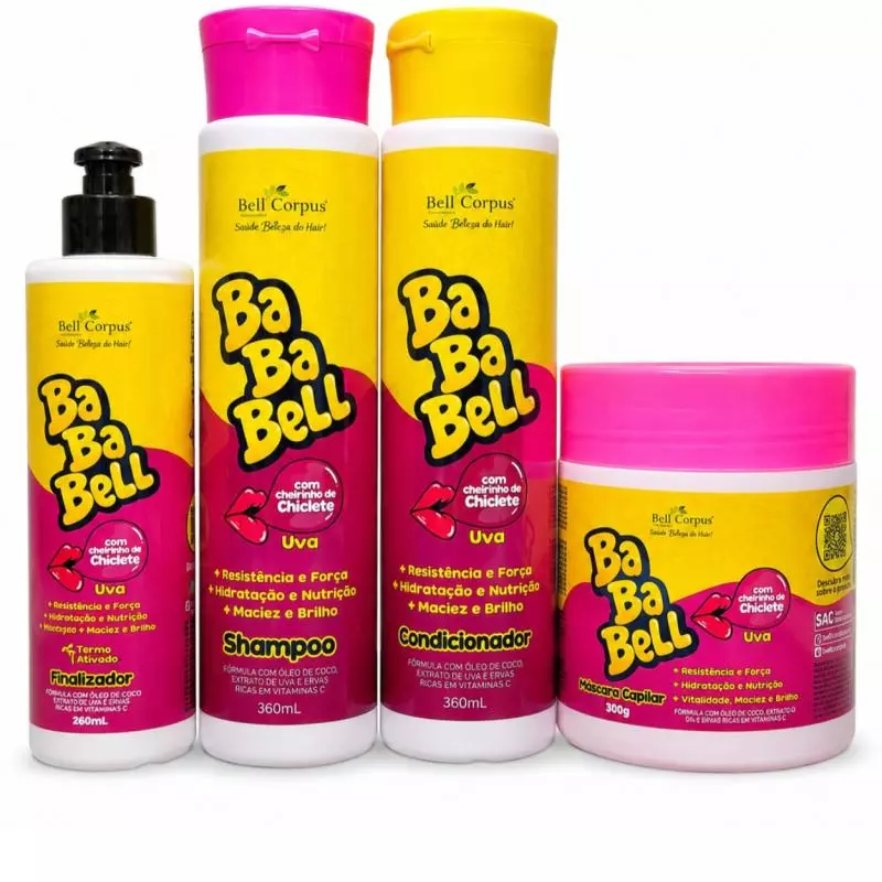 Kit Bababell 4 Itens/ Bell Corpus