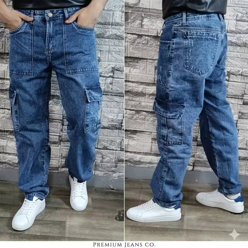 Jean Cargo Yeandrus Acid Indigo