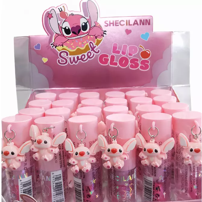 LIP GLOSS COM PINGENTE STITCH