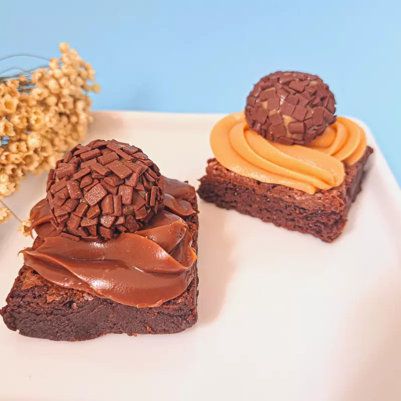 Brownie com Cobertura em dobro