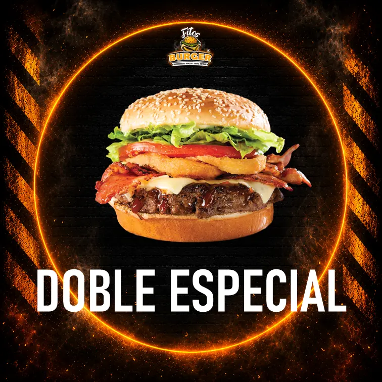HAMBURGUESA DOBLE-ESPECIAL
