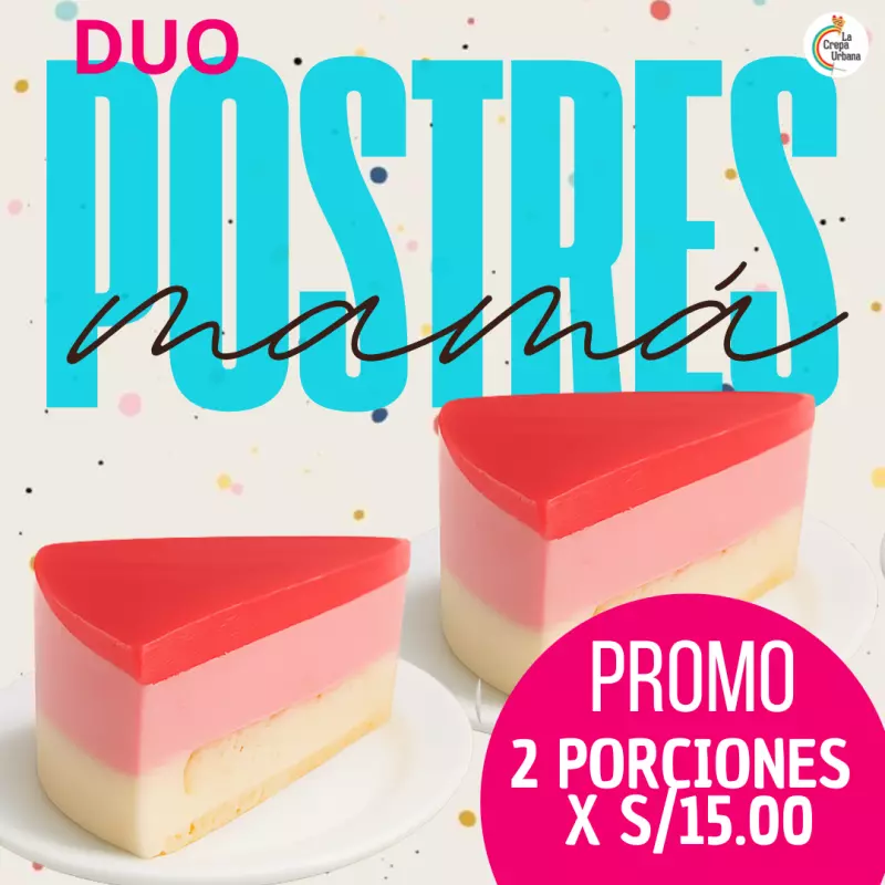Duo POSTRE MAMÁ 🍰