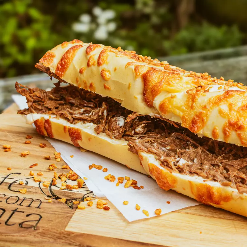 Baguete de Carne Assada