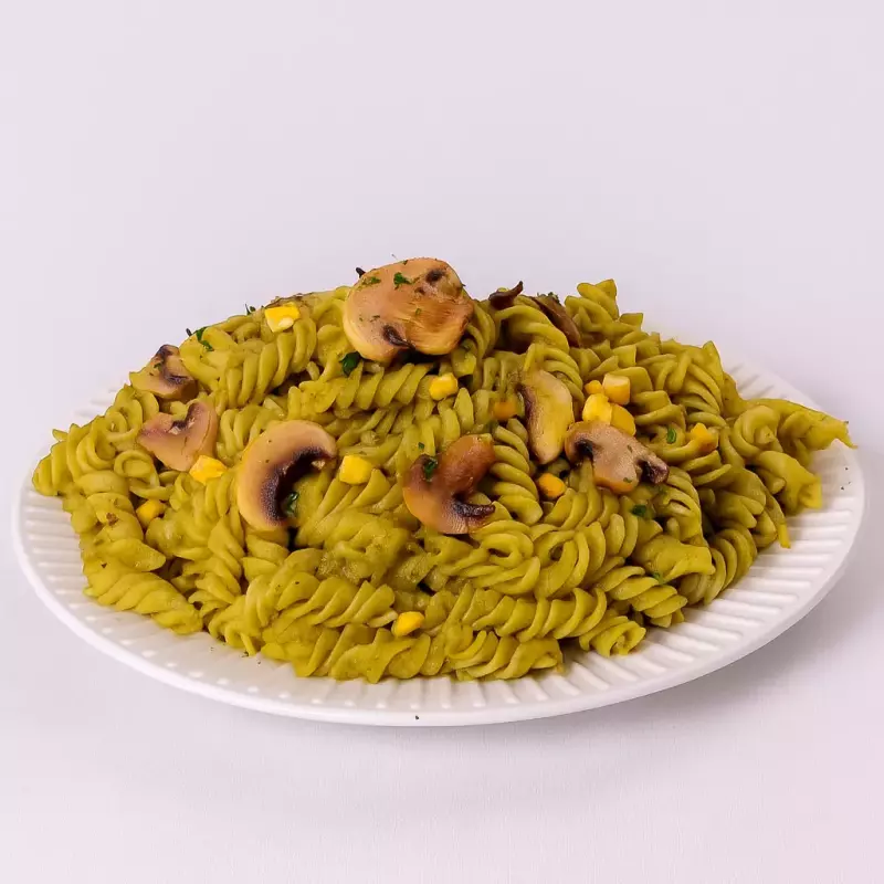 Fusilli a la Esmeralda Vegano