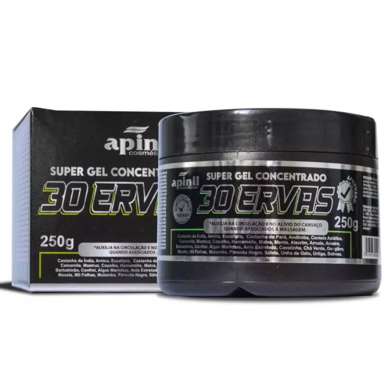 Super Gel 30 Ervas 250g Apinil