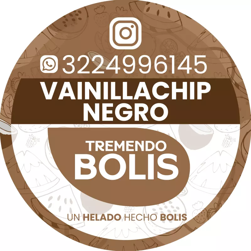 Vainilla Chips negro