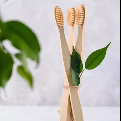 Cepillo de dientes de bambú