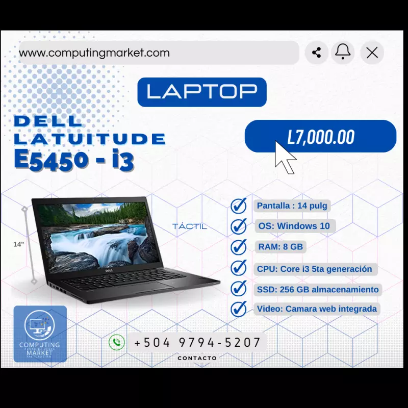 Laptop Dell Latitude E5470 - i3