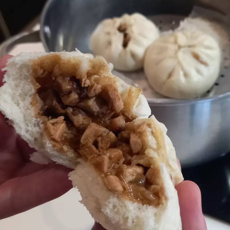 Char Siu Pork Bao (Bao de Cerdo BBQ)