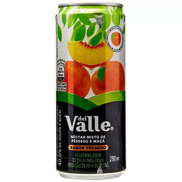 Suco del valle lata pêssego