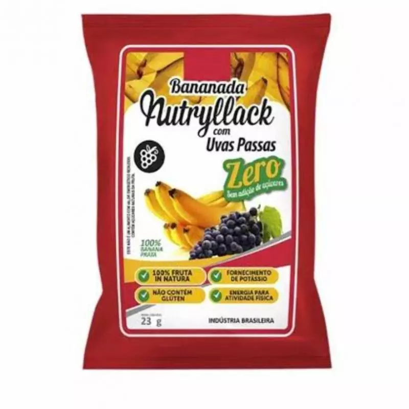 Bananada Natural com Uva Unid.