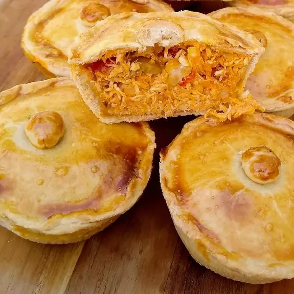 Empadinha de Frango com Bacon