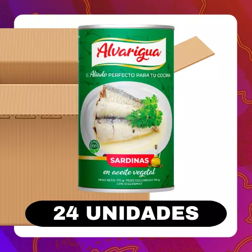 Bulto Alvarigua Sardina Aceite 170g