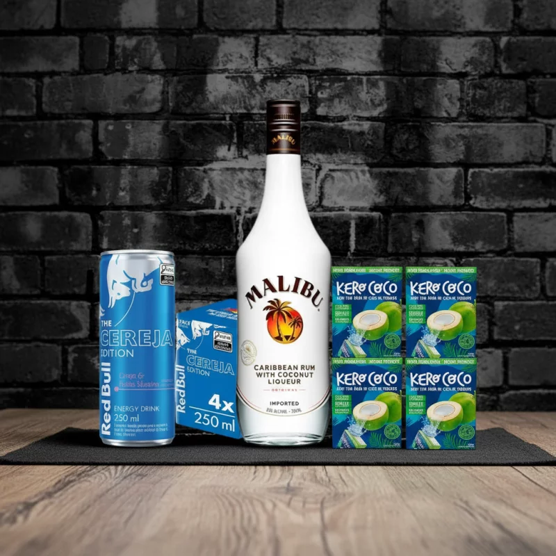COMBO MALIBU COM REDBULL