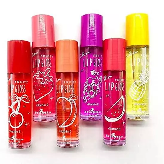 Fruity lip gloss vitamin e