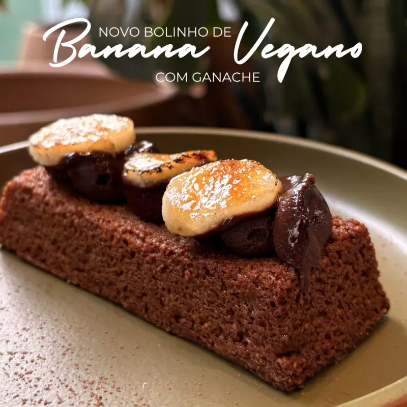 Bolinho de Banana Vegano