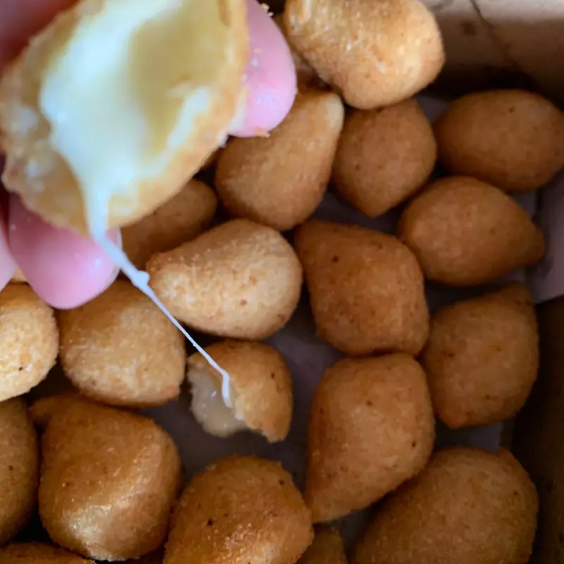 50 mini salgados + 15 mini churros