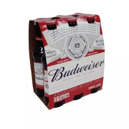 Budweiser Long Neck 330ml (6 Uni.)