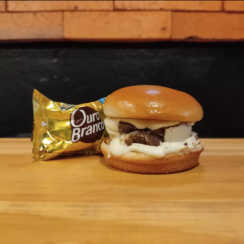 Mini burger doce-3 opções de sabores