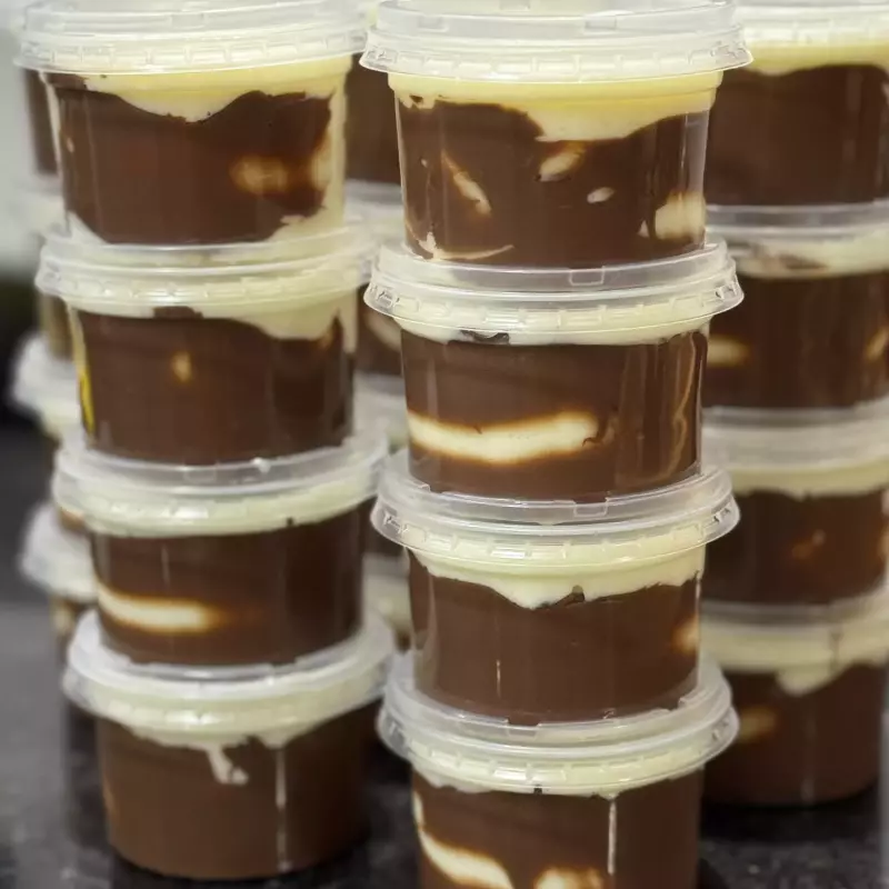 Geladinho no Pote Ninho c/Nutella