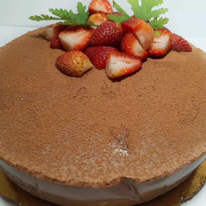 PASTEL DE CHCOLATE Y MOUSEE