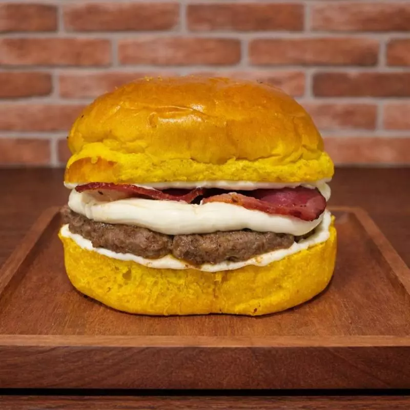 Smash Catupiry com Bacon