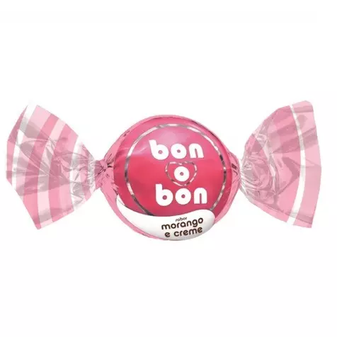 BOM BOM  MORANGO E CREME 15G