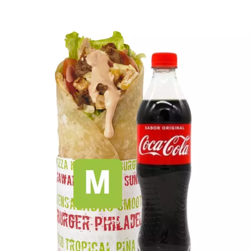 1 Wrap M + 1 Soda 500ml