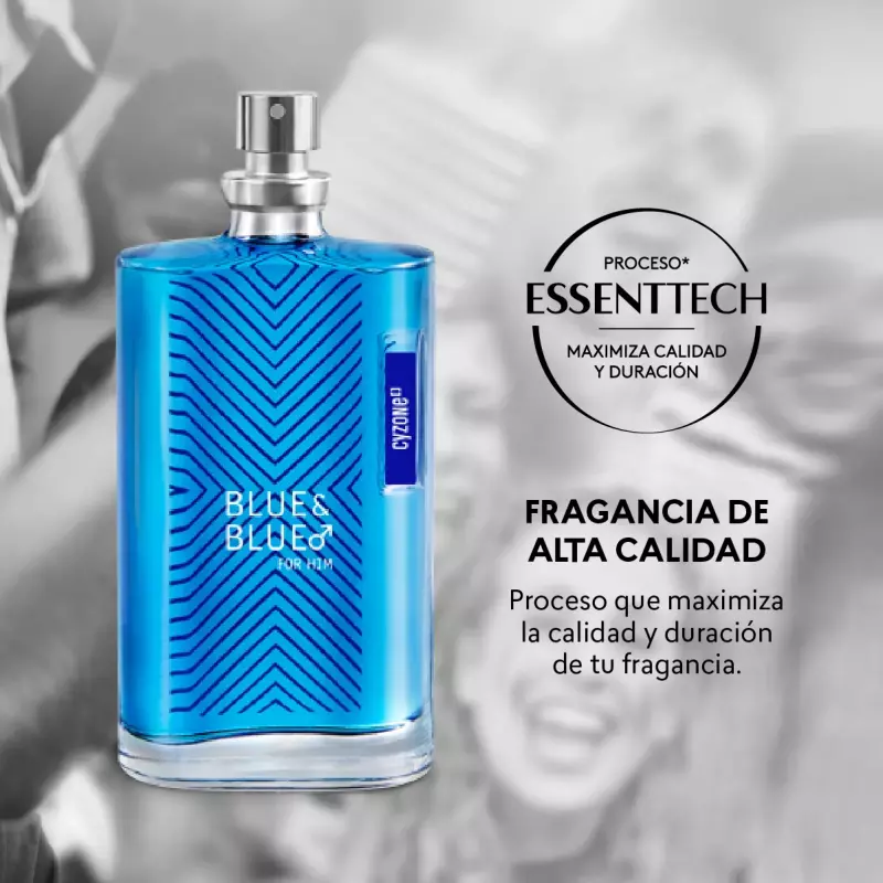 BLUE AND BLUE FOR HIM 75ML CYZONE