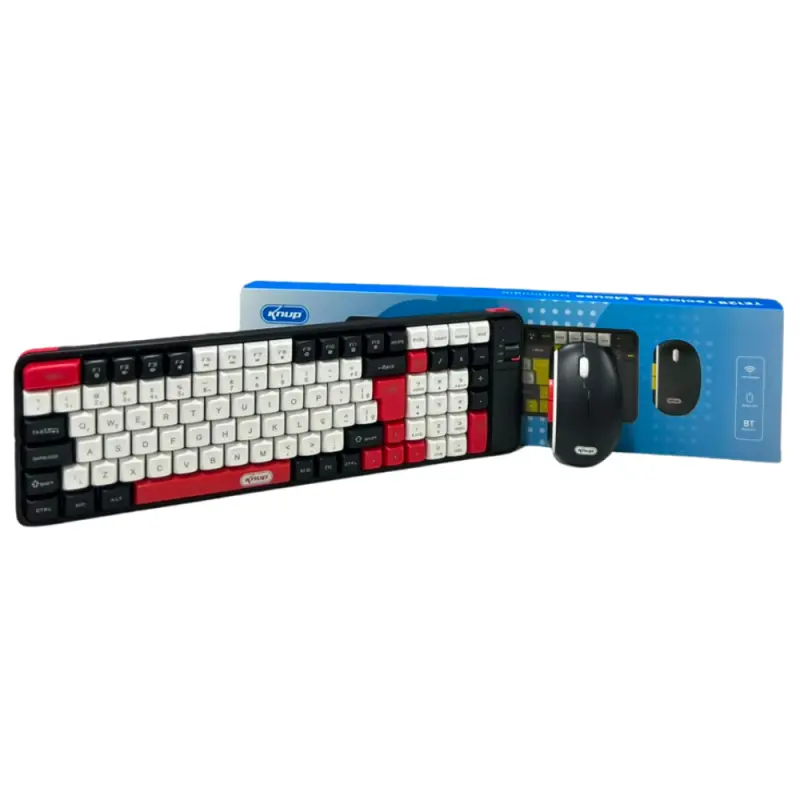 KIT TECLADO S/FIO KNUP KP-TE129