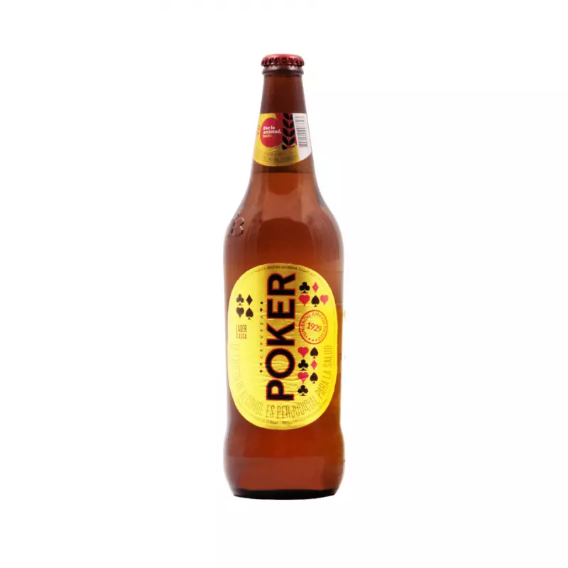 Cerveza Póker x 750ml