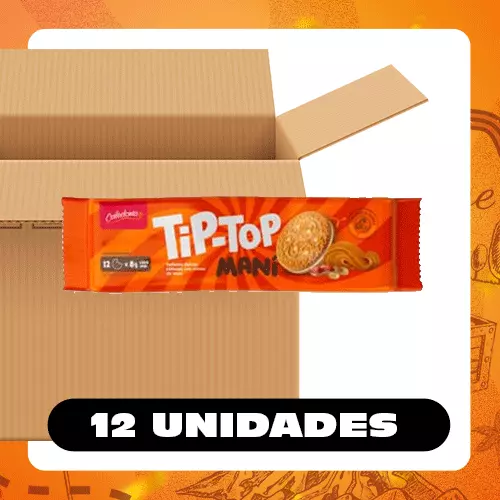 Docena Tip Top Galleta Maní 96g