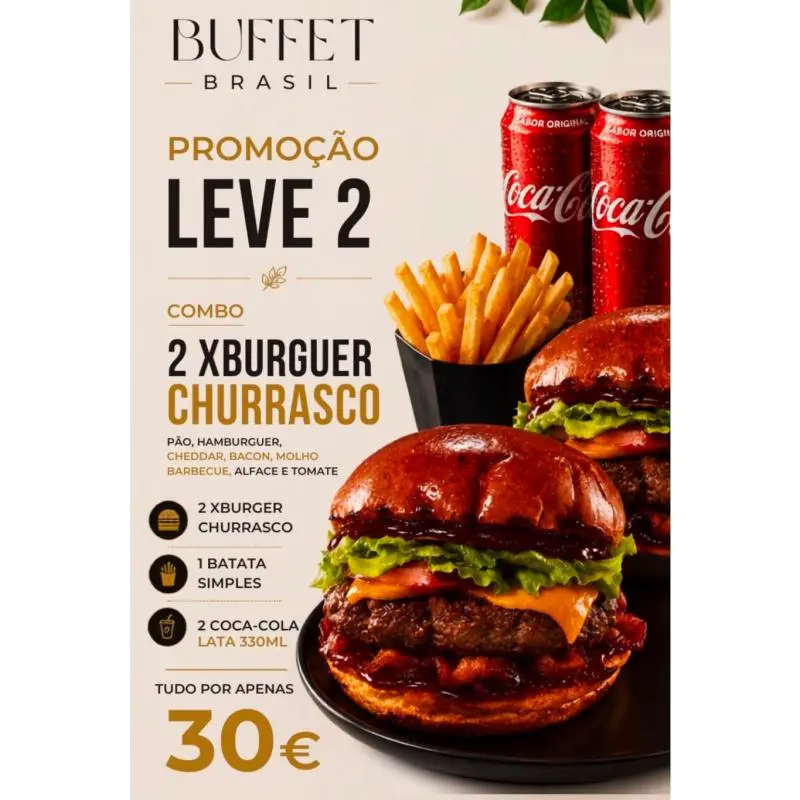 COMBO BURGER CHURRASCO